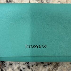 Tiffany & Co. Turquoise Leather Glasses Case